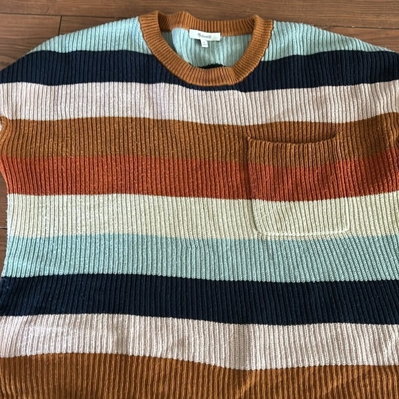 SOLD OUT Madewell Thompson pocket Pullover sweater - Picture 4 of 10